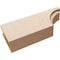Ekena Millwork 4in. W x 8in. H x 20in. L Rivera Woodgrain TimberThane Rafter Tail, Primed Tan RFTUR04X08X20RIVRCPR - alternate 3